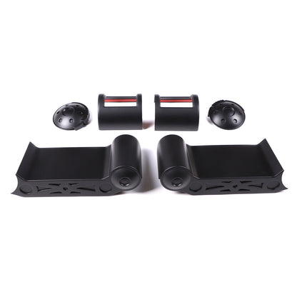 Matte Black Dashboard Side Air Outlet Vent Trim For Toyota FJ Cruiser 2007-21 9