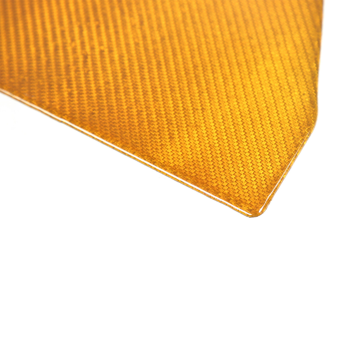 Yellow Carbon Fiber Rear Window Corner Cover Trim Frame For Corvette C8 20-26 12