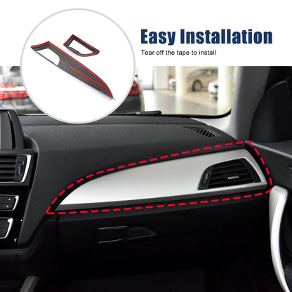 Real Carbon Fiber Center Dash Panel Trim For BMW 1 2 F20 F21 F22 F23 12-17 US 10