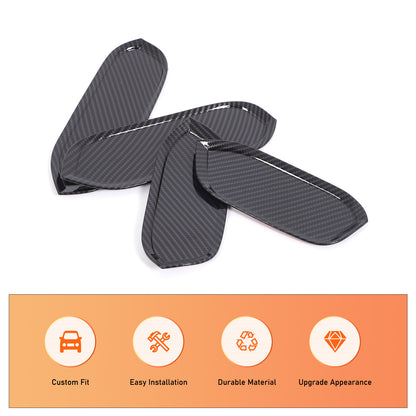 ABS Carbon Fiber Door Panel Armrest Handle Bowl Cover Trim For Honda Pilot 03-08 14
