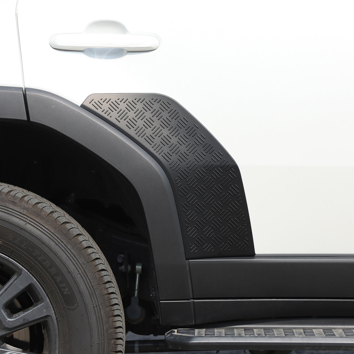Rear Wing Fender Anti-Scratch Plate Cover For Toyota Land Cruiser LC250 24+ 20