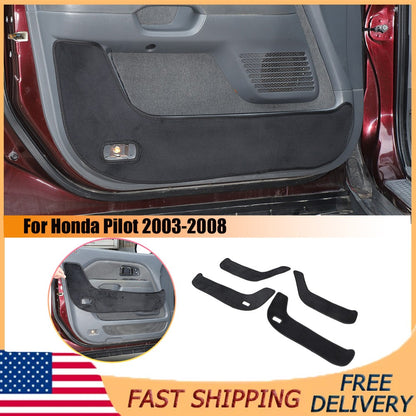 Door Side Anti-Kick Anti-Dirty Guard Cover Trim For Honda Pilot 2003-2008 US 1