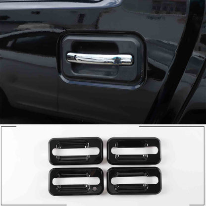 Glossy Piano Black Front Bumper Exterior Trim Cover Set For Hummer H2 2003-2009 - Styles 1-5 28