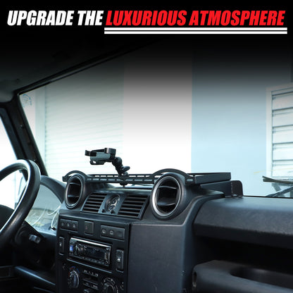 Dashboard Phone Holder Mount Bracket Storage Box For LR Defender L316 04-18 14