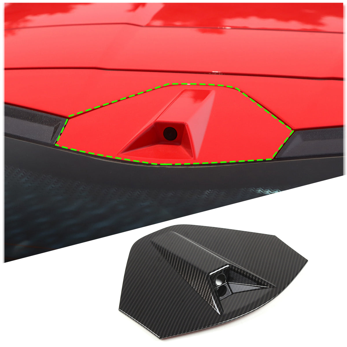 Car Exterior Decoration Cover Trim Kit Accessories For Corvette C8 Coupe 20-25 72