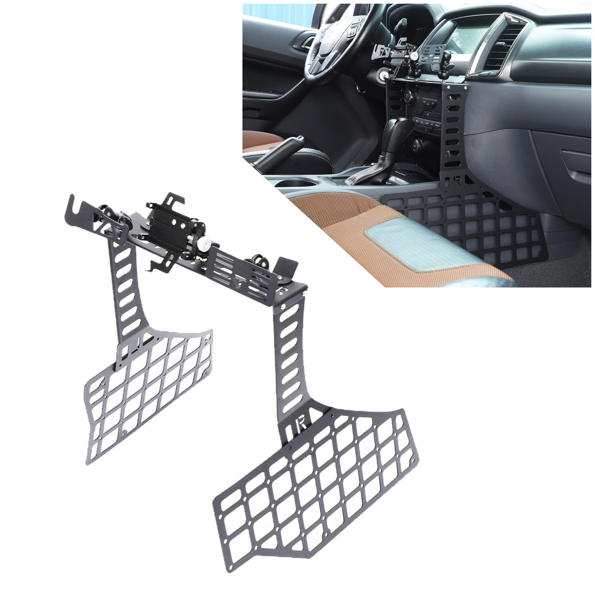 Off-Road Center Gear Shift Extension Platform For Ford Ranger T7 2015-2022 9