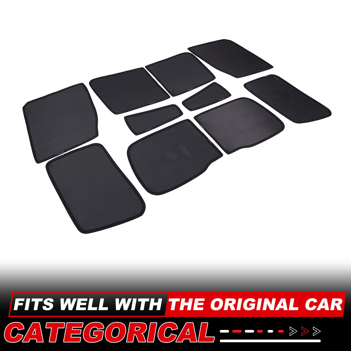 Window Screen Sun Shade Mesh Cover Windshield For Toyota Land Cruiser LC250 24+ 6