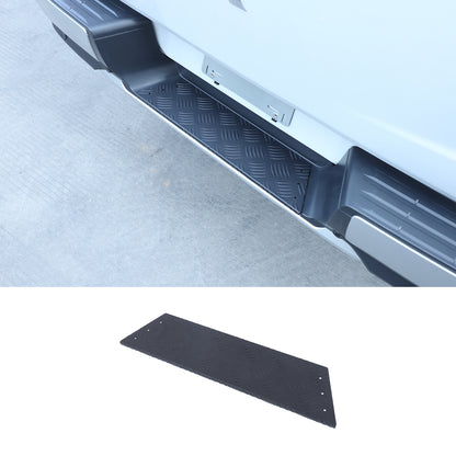 Black Alloy Rear Bumper Footrest Guard Plate For Mitsubishi L200 Triton 2019+ 11