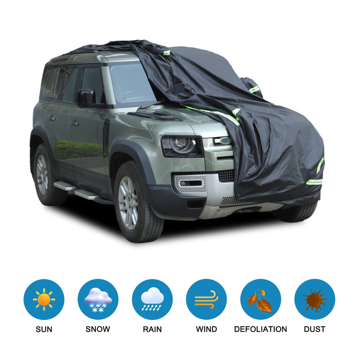 Car Protection Cover Waterproof Sun UV Resistant For LR Defender L663 110 2020+ 3