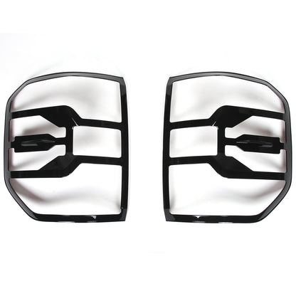 Glossy Black Rear Taillight Trim Cover Bezel For FORD Maverick 2022-2023 15