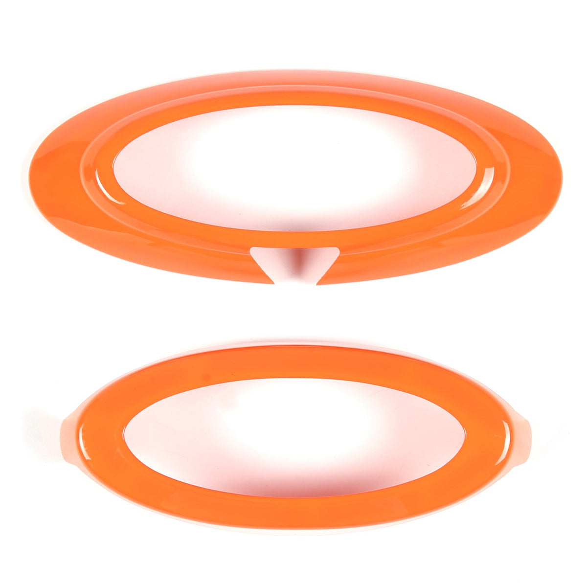Orange Front Bumper Grille Trim Cover + Logo Ring For Ford Maverick 2022 US 18