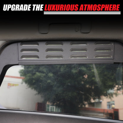 Alloy Rear Window Louver Shutter Cover Trim For Mitsubishi Outlander Sport 11-18 13