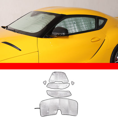 Car Windshield Sunshade Reflective Sun Shade For Toyota Supra 19-24 US 2