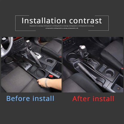 Matte Black Interior Set Dash Panel Cover Trims Kit for Toyota FJ Cruiser 07-22 3