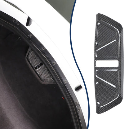 Real Carbon Fiber Trunk Lock Base Cover Trim For Corvette C8 Coupe 2020+ 23