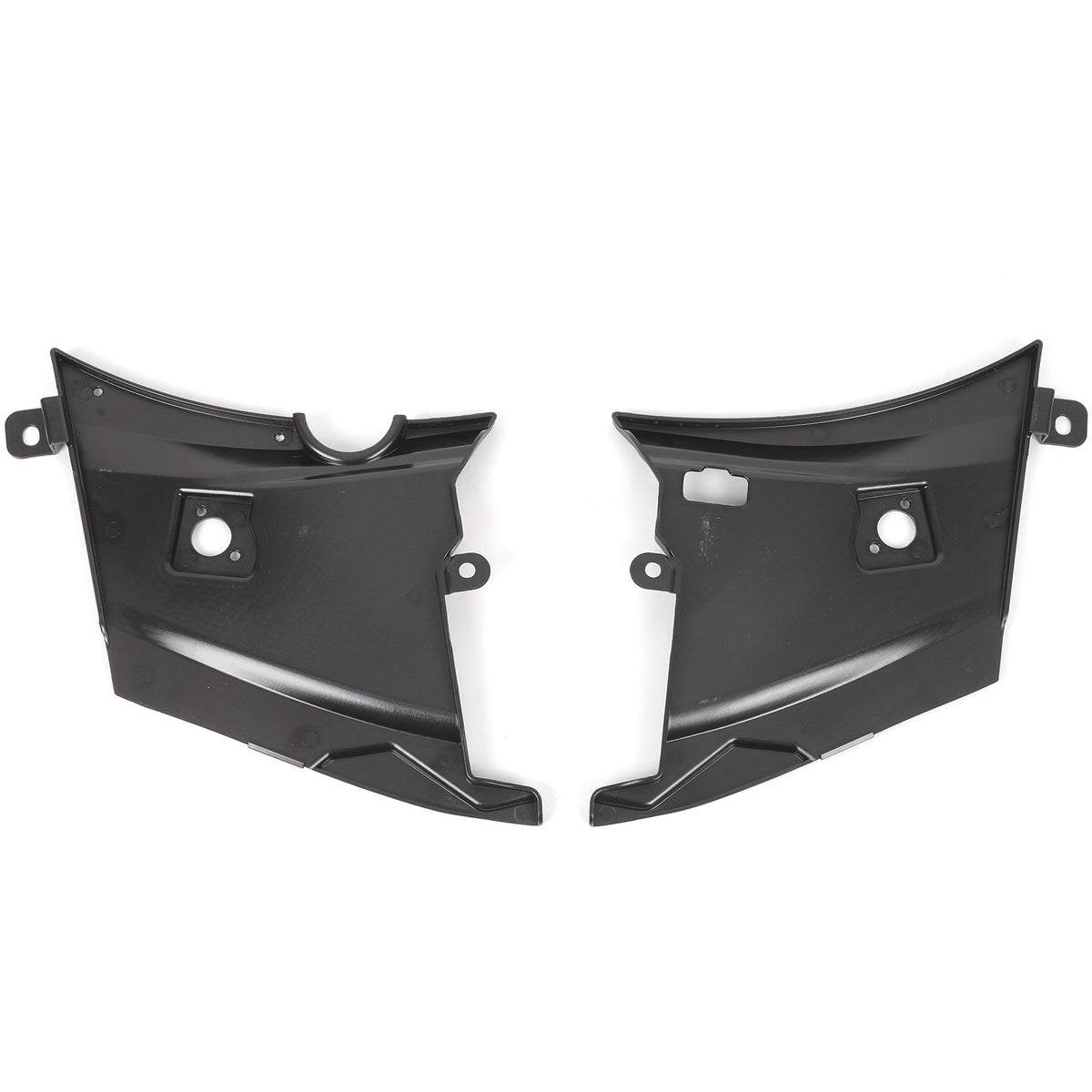 ABS Black Front Engine Bay Side Trim For Toyota Land Cruiser Prado LC250 24+ US 6