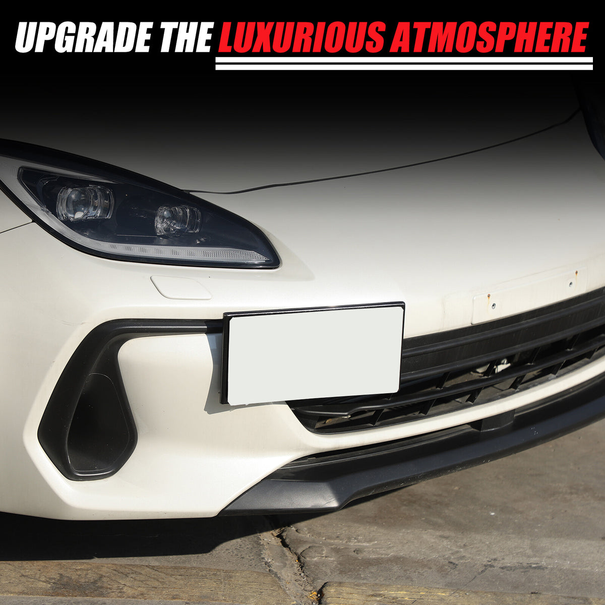 Front Bumper Tow Hook License Plate Mount Bracket For Subaru BRZ 2022+ 17