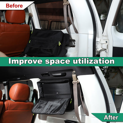 Rear Trunk Right Side Window Storage Bag Tray Box For Toyota Prado LC90 96-02 US 16