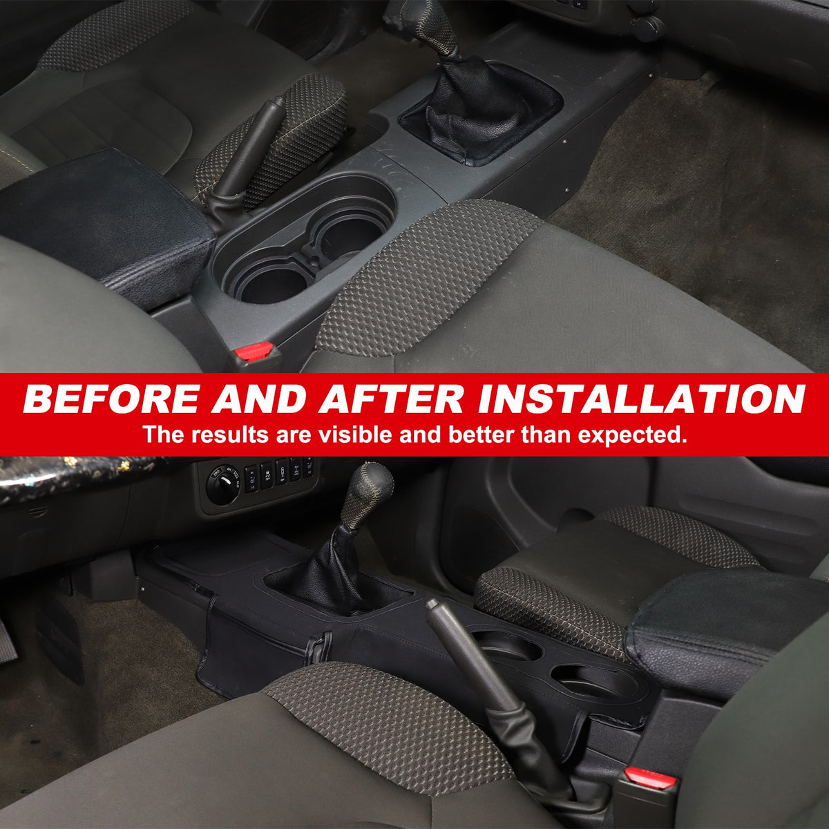 Suede Cloth Center Console Gear Shift Trim Cover For Nissan Frontier 2013-21 US 4