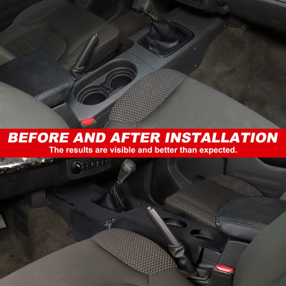 Suede Cloth Center Console Gear Shift Trim Cover For Nissan Frontier 2013-21 US 4
