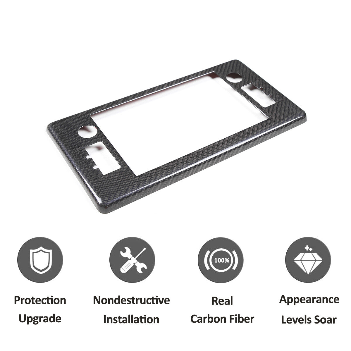 Carbon Fiber Touch Display Navigation Screen Trim For GR86/Subaru BRZ 2022 US 7