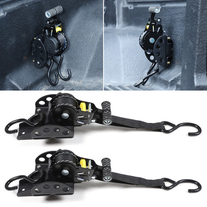 Carbon Steel Truck Bed Tie Down Ratchet Strap Trim For Ford Ranger T9 2023+ 2