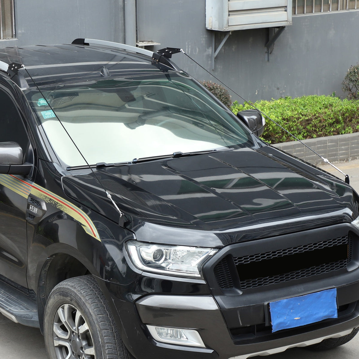 Front Grille Bull Bar Bush Guard Divider For Ford Ranger T6 T7 2015-2021 1