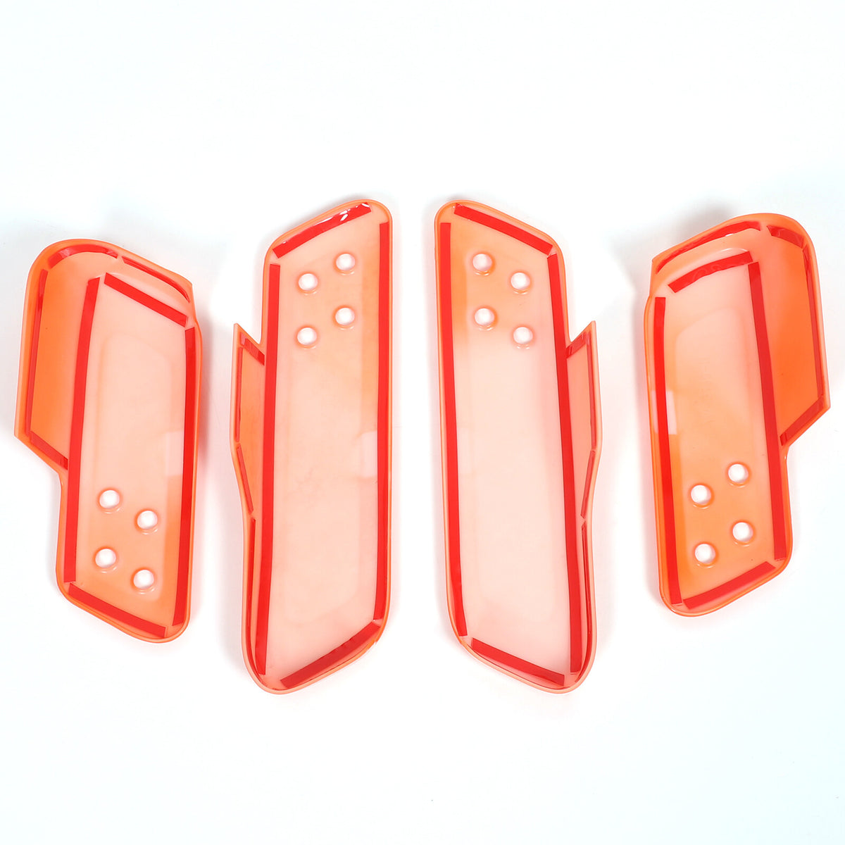 Orange ABS Interior Door Handle Panel Trim For Ford Maverick 2022+ US 10