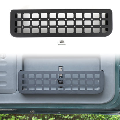 Aluminum Alloy Tailgate Storage Molle Panel For Toyota Prado FJ120 03-09 3