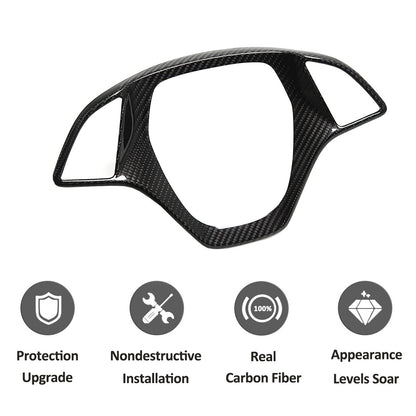 Real Dry Carbon Fiber Interior Center Full Trim Set Kit For Corvette C7 2014-19 32
