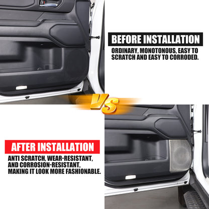 Silver Inner Door Speaker Tweeter Mesh Cover For Toyota Land Cruiser LC250 24+ 20