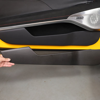 Matte Real Carbon fiber Interior Door Anti-Kick Trim Cover For Lotus EMIRA 22-25 20