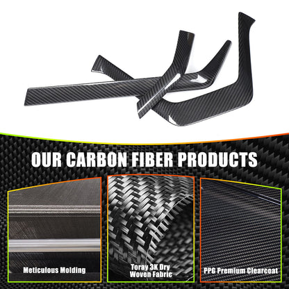 Real Dry Carbon Fiber Interior Center Trim For Corvette C8 2026+ Stingray ZR1 63