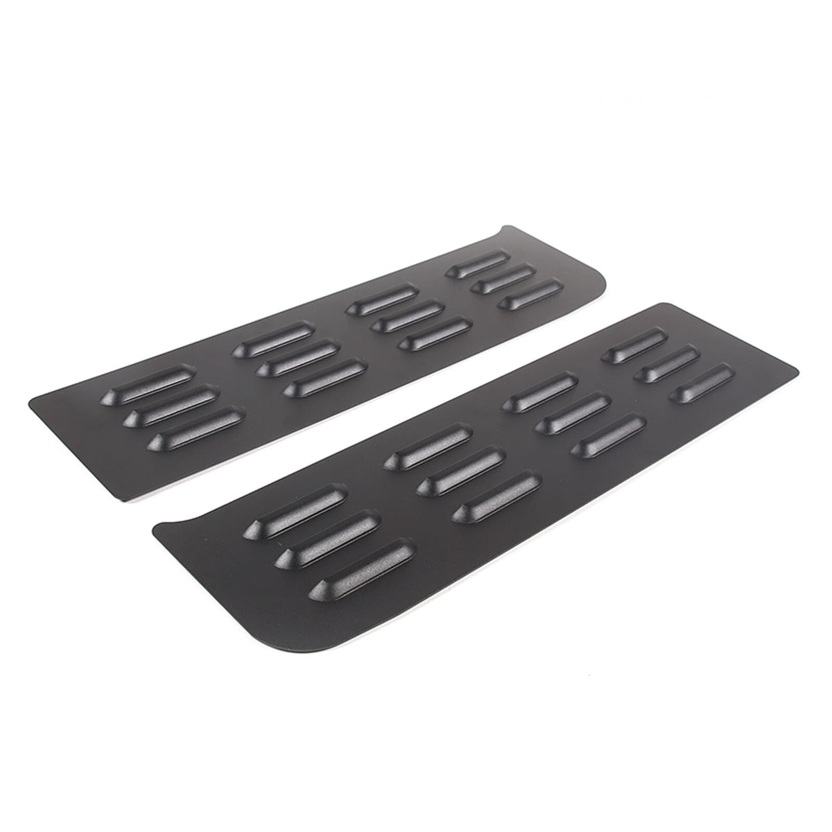 Black Aluminium Alloy Door Window Air Vents Screens For Hummer H3 2005-09 15