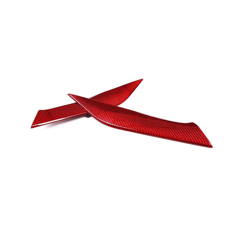 Red Real Carbon Fiber Center Gear Shift Side Trim For BMW 3 Series M340i 2025+ 9