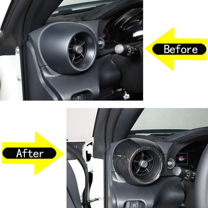 Carbon Look Console Interior Trim Cover Set For Toyota 86/Subaru BRZ 2022 US 5