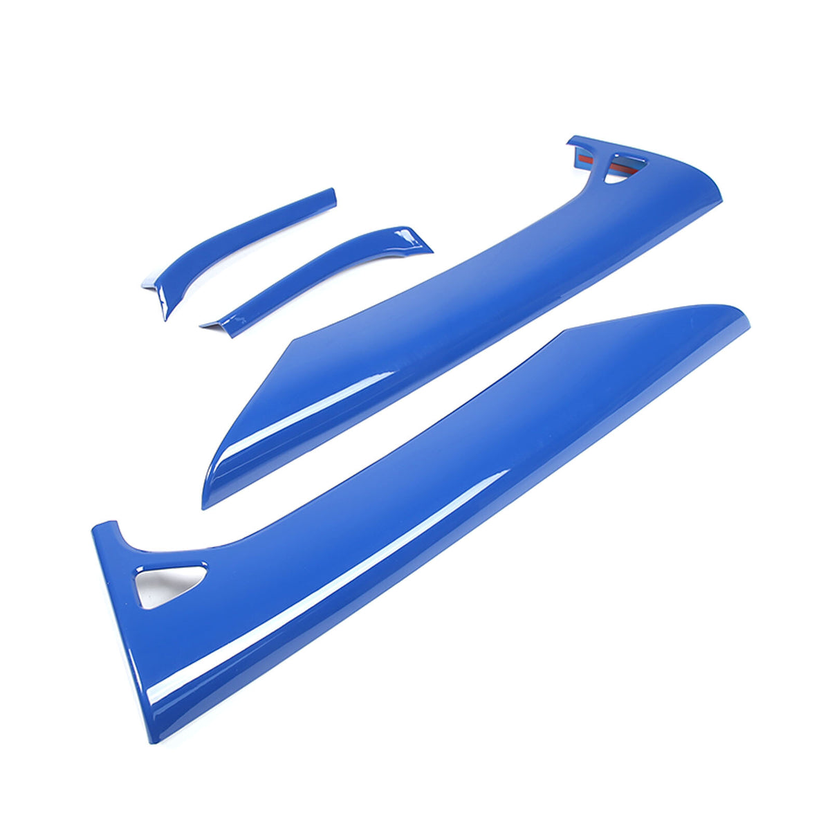 Blue ABS Inner Interior Door Panel Cover Trim For Corvette C8 Z51 Z06 2020-26 11