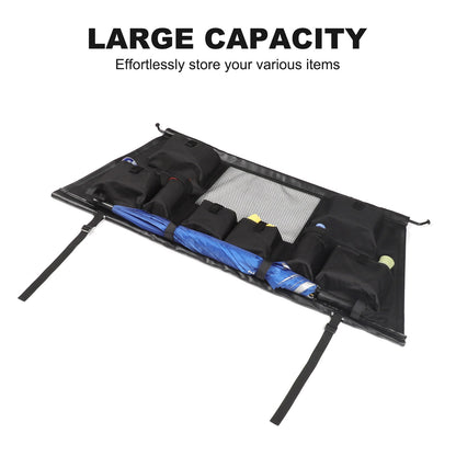 Rear Trunk Cargo Net Storage Bag Tray For Volvo XC90 2015+ 18