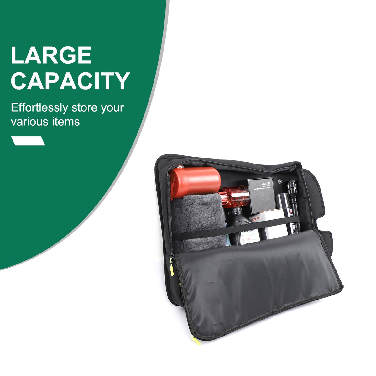 Rear Trunk Right Side Window Storage Bag Tray Box For Toyota Prado LC90 1996-02 21