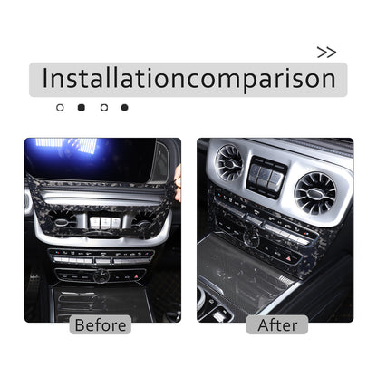 Forged Carbon Center Console Volume Mode Trim For Benz G Class W463 G500/63 19+ 3