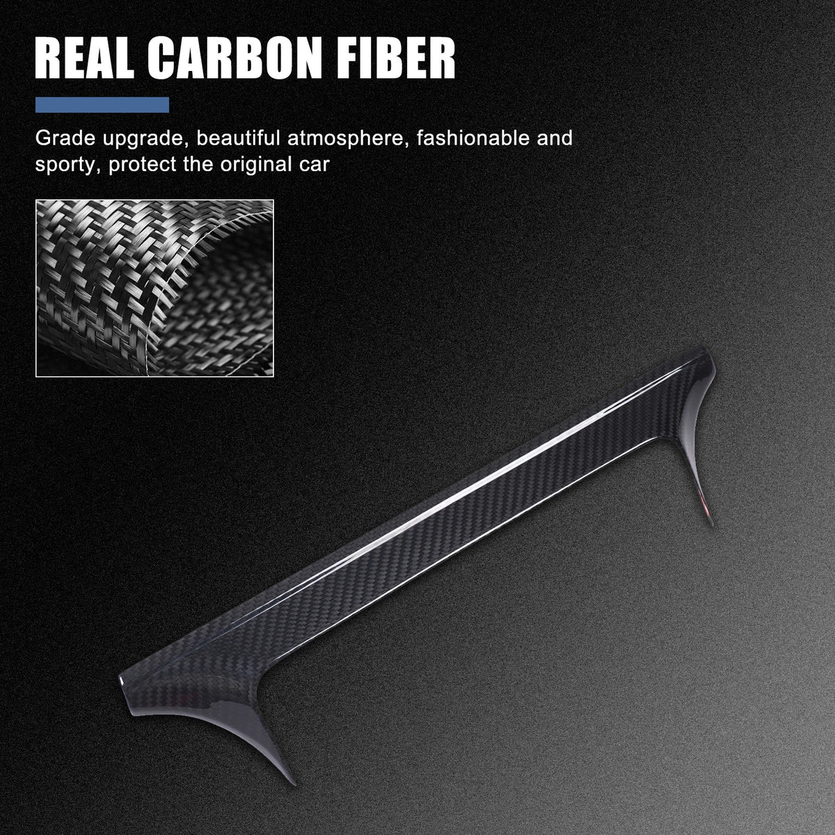 Real Carbon Fiber Center Upper Air Outlet Trim For Porsche Panamera 972 2024+ 6