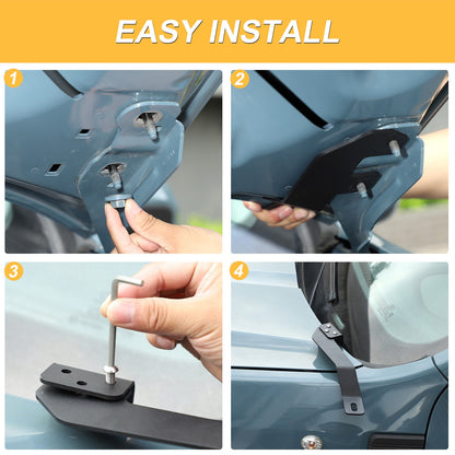Carbon Steel Hood Light Mount Bracket Holder For Ford Maverick 2022+ 6