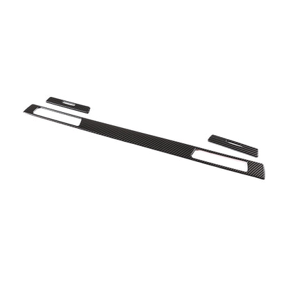 9pcs ABS Carbon Interior Dashboard Panel trim For BMW 3 Series E90 05-12 10