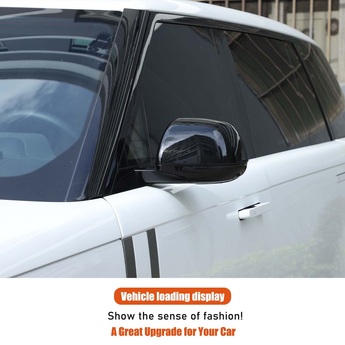 Glossy Piano Black Outer Mirror Trim For LR Range Rover Sport/Range Rover 2023+ 15