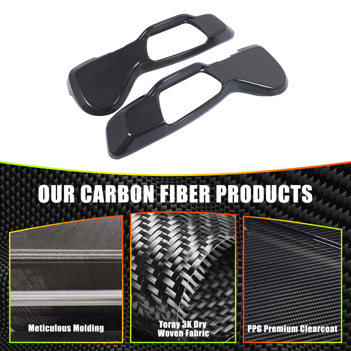 Real Carbon Fiber Interior Seat Side Panel Trim Cover For Toyota Supra A90 19-24 15
