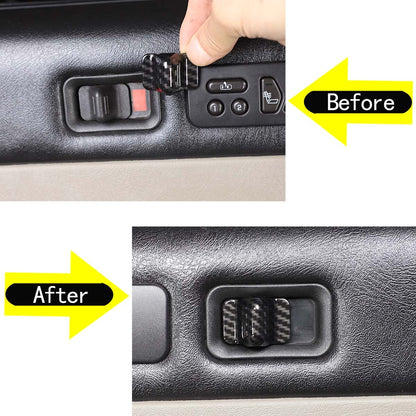 ABS Carbon Fiber Interior Full Set Panel Cover Trim for Hummer H2 2003-2007 - Styles 6-10 13