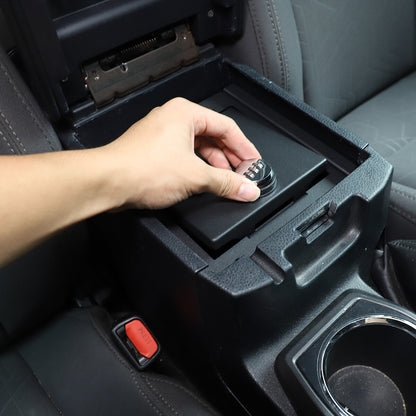 Center Console Safe Storage Box W/Lock For Toyota Tacoma 2016-2023 US 17