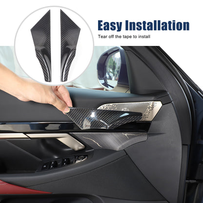 Real Carbon Fiber Interior Door Handle Cover Trim For BMW 5 Series G60 i5 2024+ 21