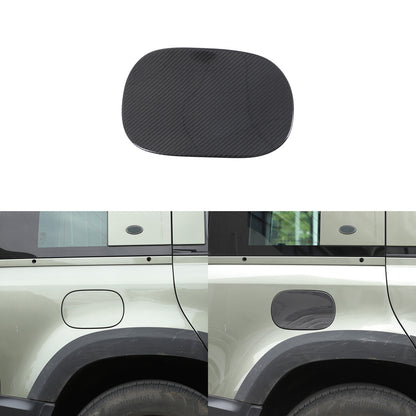 Real Dry Carbon Fiber Fuel Tank Cap Trim Cover For LR Defender L663 2020-25 13