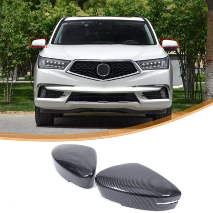 Carbon Fiber ABS Exterior Mirror Cover Trim For Acura MDX 2022-2024 9